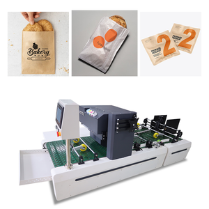 Mesin Printer Single Pass untuk Pencetakan Kantong Kertas, Cangkir, Mesin Pengemas Mini, Printer Karton Kotak Pizza Bergelombang dengan 2 Printhead HP - Product Image 2