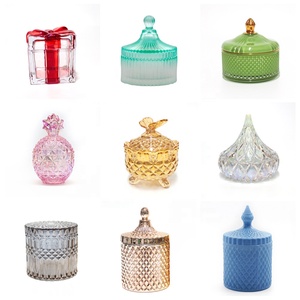 LANGXU 400ml grand pot de bonbons transparent en forme de pomme personnalisé avec couvercle en verre pour le stockage des bonbons - Product Image 5
