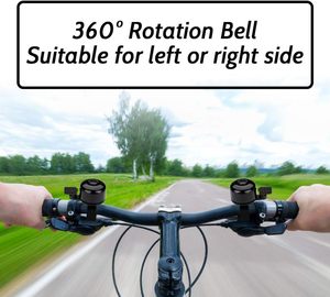 Timbre de bicicleta de aleación de aluminio clásico con alarma de Ciclismo de sonido de anillo nítido para adultos y niños accesorios de bicicleta para niños y niñas - Product Image 6