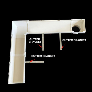 Crochets métalliques en acier inoxydable à pliage de précision OEM, support de gouttière pour système de Drainage de toit, vente en gros - Product Image 4