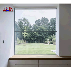 Ventana Eléctrica Corredera Vertical de Piso a Techo con Marco Delgado de Aluminio, Gran Vidrio Panorámico, Insonorizada y con Rotura de Puente Térmico - Product Image 1
