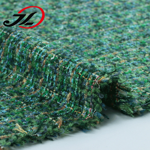 Fancy Design Strength Woven Polyester <strong>Fabric</strong> Green Yarn Dyed Custom Tweed <strong>Fabric</strong> For Clothing - Product Image 2