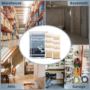 Thuốc đuổi chuột careland Túi Thuốc đuổi chuột, dầu bạc hà để đẩy lùi loài gặm nhấm, chuột, chuột và các loài gây hại khác - Product Image 6