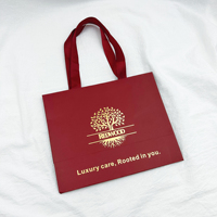 Sac de shopping en papier de luxe personnalisé avec logo pour boutique de chaussures, emballage cadeau pour vêtements