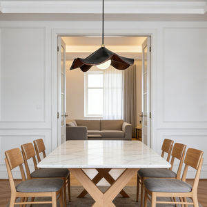 <span class=keywords><strong>Suspension</strong></span> moderne en noyer 40 cm, style nordique, <span class=keywords><strong>pour</strong></span> salle à manger, îlot de <span class=keywords><strong>cuisine</strong></span>, luminaire LED de plafond - Product Image 2