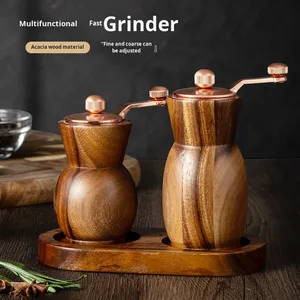 <span class=keywords><strong>Moulin</strong></span> à <span class=keywords><strong>poivre</strong></span> vertical en gros-Outil de cuisine réglable à <span class=keywords><strong>manivelle</strong></span> pour moudre le sel, le <span class=keywords><strong>poivre</strong></span> et les épices - Product Image 5