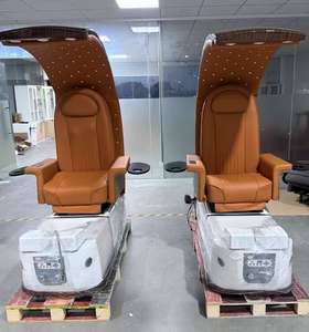 Fauteuil de pédicure électrique inclinable de luxe moderne pour salon de beauté, avec pompe de vidange sans tuyau et bain-marie pour manucure et massage des pieds - Product Image 6