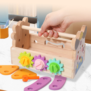 ของเล่นตัวต่อไม้เพื่อการศึกษา Montessori ทำจากไม้เพื่อการศึกษา - Product Image 5