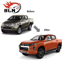 Kit carrosserie complet de haute qualité 1:1 pour Mitsubishi Triton 2012-2018, mise à niveau vers le modèle 2020, accessoires de lifting pour pick-up 4x4
