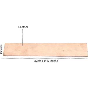 HUNTING HUNTSHUNTING HUNTS Cintre à couteau professionnel en cuir véritable marron 12" x 2" à grain super fin, modèle de ceinture d'affûtage - Product Image 5