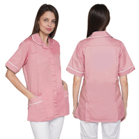 IBUF Healthcare Tuniques Sexy Femmes Infirmière Uniforme Top Ceil Bleu Couleur Résistant À L'eau De Javel pour UK Clinique Tunique Femme Scrubs Top