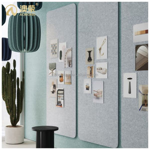 Panneau acoustique insonorisé pour pièce d'épaisseur personnalisée Idées de décoration pour salon Nouveau matériau décoratif Panneau mural acoustique de 9mm - Product Image 4