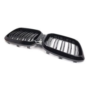 Rejilla Delantera para BMW, Negro Brillante, Doble Línea, para Modelos X3 X4 G01, Mejora en Plástico ABS - Product Image 3