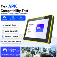 Tableta Android WA8059T de 8.0 Pulgadas RK3576S para Montaje en Pared con PoE e Indicadores LED de Estado para Interacción Comercial y NFC