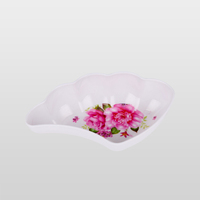 Elegante pioenroosvormige schaalset met deksel, anti-val, voor thuis, theesalon, fruit, noten, dessert, dagelijks opbergen en serveren.