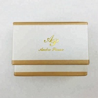 Boîtes rigides d'emballage pour bijoux de mariage élégantes, en matériaux recyclés, finition mate, personnalisées en gros