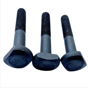 8.8-Klasse Kohlenstoffstahl Schwarzoxidbeschichtete Extragroße T-Bolzen mit <span class=keywords><strong>Hafen</strong></span>-Nut, Maßgefertigt mit T-Typ-Schrauben in Verschiedenen Spezialformen - Product Image 5