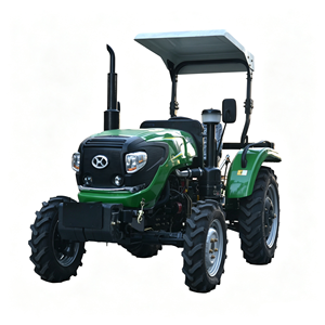 Tracteur agricole Huabo 55HP 4WD 554 avec remorque basculante à freinage pneumatique, ensemble complet de machines agricoles - Product Image 1