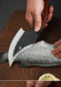 Cuchillo de carnicero forjado a mano <span class=keywords><strong>para</strong></span> picar <span class=keywords><strong>carne</strong></span> de pescado, suministro directo de fábrica, la mejor calidad - Product Image 2