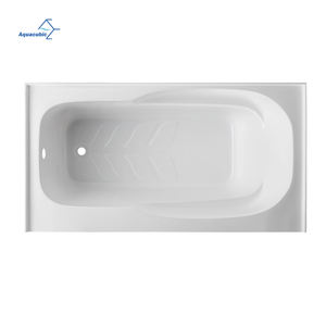 Bañera acrílica rectangular blanca certificada CUPC con faldón frontal delantal, diseño hundido de <span class=keywords><strong>alcoba</strong></span> para baño, tamaño de 60x32 pulgadas - Product Image 6