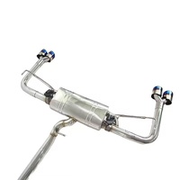 Échappement Catback en Acier Inoxydable TLS Performance pour Lexus NX200/NX300 2.0T 2.5 (2014+), Downpipe à Valve, Épaisseur 1.5mm, Poli Miroir