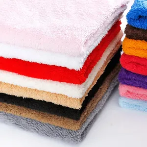 XH vente en gros personnalisé imprimé moelleux tricot 100% polyester Shu velours polaire tissu