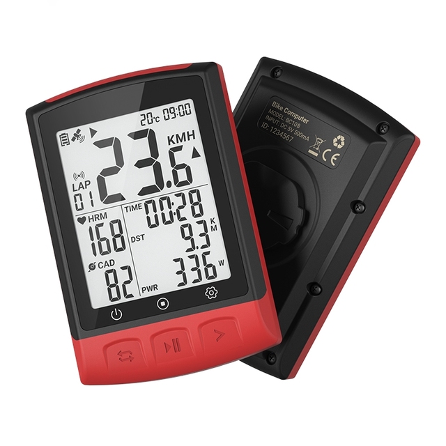 Custom GPS ANT+ BLE Cycling Computer: Multi-Band Smart Tracker for Mountain & Road Bikes