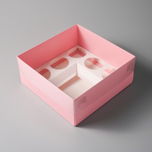 Customizable Square Cake <b>Box</b> with Embossing Corrugated Board Folders Style <b>Photo</b> Frame Option Recycled Materials - Product Image 4