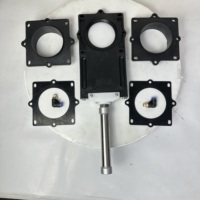 Vanne de vidange pneumatique des eaux usées pour toilettes de bus Yutong Higer, vanne de vidange des déchets avec raccords 3" 4" Type DMP