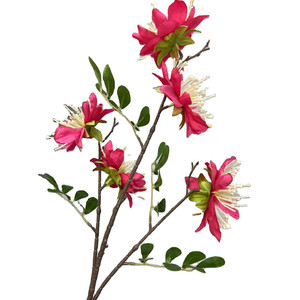 Rama de flor artificial extravagante de cinco cabezas con tallo largo rojo azul blanco rosa Delonix Regia Flame <span class=keywords><strong>Tree</strong></span> para decoración de Navidad - Product Image 1