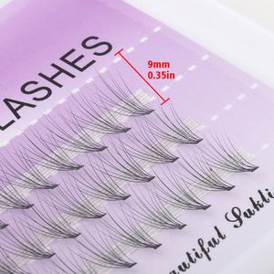 10D <b>Premade</b> <b>Fan</b> Lashes 3 Lines Per Box 0.07mm Thickness 8 10 12mm Length Silk PBT Material Lash Extensions - Product Image 6