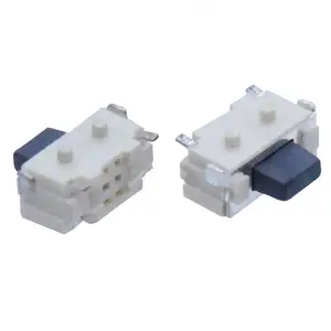 Rechtwinklige 2x4 SMT taktile Drucktasten schalter 4-polig 2*4*3,5mm Seiten presse SMD RA Taktsc halter für Leiterplatte 4 P 2*4mm Leiterplatte schalter