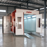 Cabine de peinture infrarouge électrique professionnelle économique 43 kW 80 ° Cabines de peinture automobiles professionnelles C pour fours de cuisson avancés