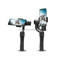 Gimbal Téléphone portable 3 axes Contrôler la distance focale Stabilisateur professionnel Suivi du visage VLOG Selfie F6