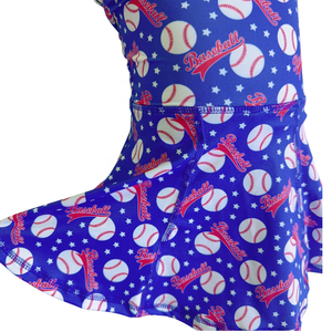 Outdoor Sport Tennis Dress for Kids Teenage Yoga Girls Outfits One Piece Athletic Training Children Golf Sports Dress - Product Image 3