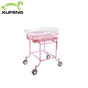 Lit médical pour bébé Xufeng XF607 L820W520H850MM en fer peint de qualité médicale avec barrières de sécurité - Product Image 5