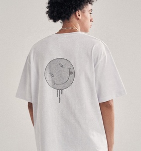 Sustainable Luxury Shirt Men Oversized T-Shirt Hemp Cotton <strong>White</strong> <strong>Turtle</strong> <strong>Neck</strong> Dropped Shoulder T-Shirts Vintage T Shirts - Product Image 4