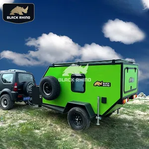 Lichtgewicht Rv Campers Luxe Caravan Hybride Stacaravan Oplegger Camper Met Dakdrager Rv