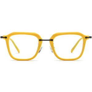 Borregls acetato titanio gafas marco hombres 2025 nuevo <span class=keywords><strong>Retro</strong></span> cuadrado anteojos mujeres espectáculo moda gafas ópticas 185843 - Product Image 4