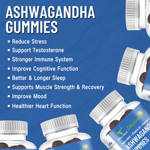 Extrait d'ashwagandha Winstown Daynee, système immunitaire plus fort, gummies à l'ashwagandha et au shilajit, capsules d'ashwagandha biologiques - Product Image 5