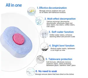 Schlussverkauf OEM ODM Geschirrspülen festes Reinigungsmittel Geschirrspüler-Tabletts Geschirrspüler-Reinigungsmittel