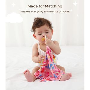 Paquete de 3 Mantas Personalizadas para Bebé, de Bambú y Viscosa, 9.5 x 9.5, Impresas, Transpirables, Manta de Seguridad - Product Image 3