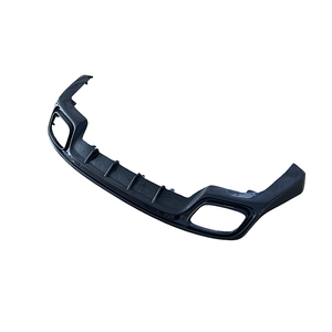 Diffuseur de pare-chocs arrière en fibre d'arbre de boucille compatible avec Porsche Panamera 971 2017-2021, protection de pare-chocs, style automobile - Product Image 1