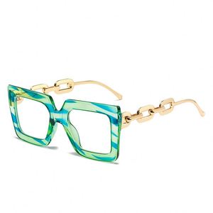 Nuevas Gafas de Sol de Diseño de Moda con Montura Grande de Plástico para Hombres y Mujeres, Estilo Vintage - Product Image 3