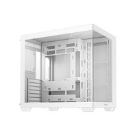 Boîtier d'ordinateur de bureau DEEPCOOL CG530 blanc, format mid-tower, compatible carte mère ATX, flux d'air vertical, dix emplacements pour ventilateurs, métal
