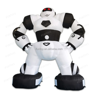 Modèle de robot IA gonflable géant pour la décoration de scène d'événements en boîte de nuit, la zone des fans de concert, l'affichage publicitaire et les défilés
