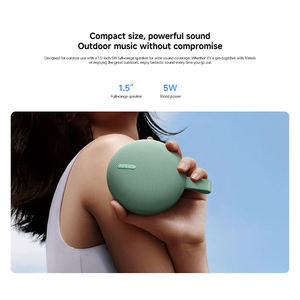 Haut-parleur portable V6.0 avec micro intégré, jusqu'à 15 heures d'autonomie, utilisation en extérieur, chargement USB Type-C, design en plastique - Product Image 3