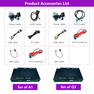 สำหรับออดี้ A1 Q3-2011หุ่นยนต์อินเตอร์เฟสอัตโนมัติถอดรหัสไร้สาย Apple CarPlay มัลติมีเดีย AirPlay Mirror Link <span class=keywords><strong>Youtube</strong></span> - Product Image 6