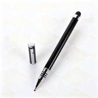 Stylos tactiles, stylo pratique pour écran résistif, promotion commerciale, stylos exécutifs, logo personnalisé, stylo gel métallique fin, bleu 0,5 mm