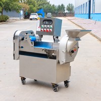 Machine de découpe commerciale à double tête pour légumes, racines et tomates à feuilles, haute efficacité - Offre Spéciale